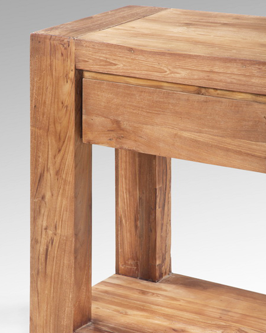 Kutaya - Console en teck massif