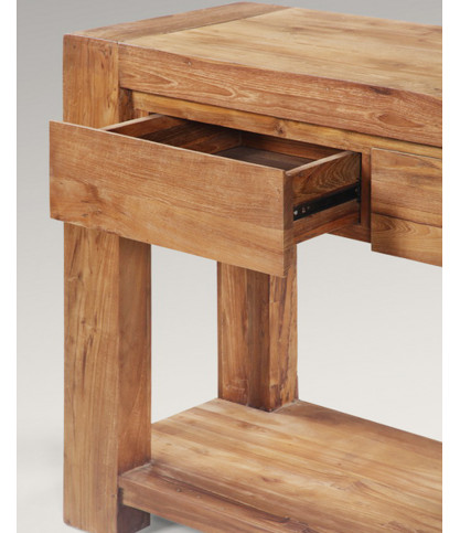 Kutaya - Console en teck massif