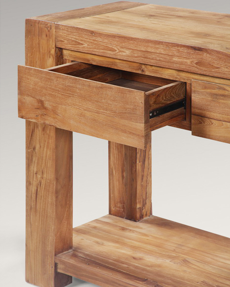 Kutaya - Console en teck massif