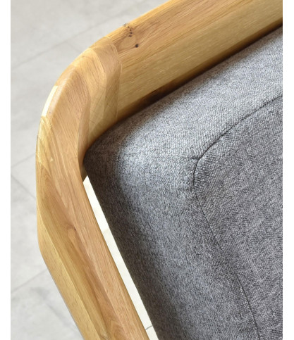 Millésime - Lit robuste en chêne massif