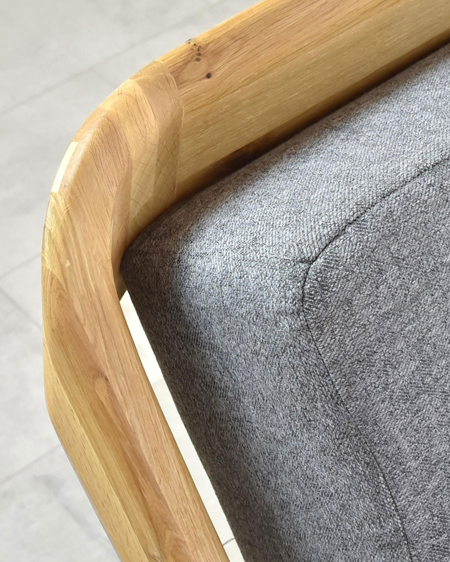 Millésime - Lit robuste en chêne massif