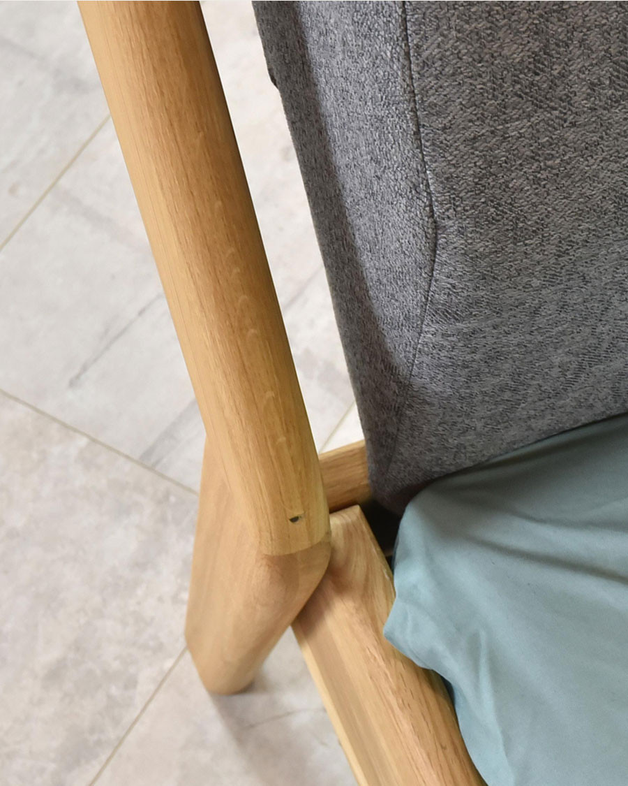 Millésime - Lit robuste en chêne massif