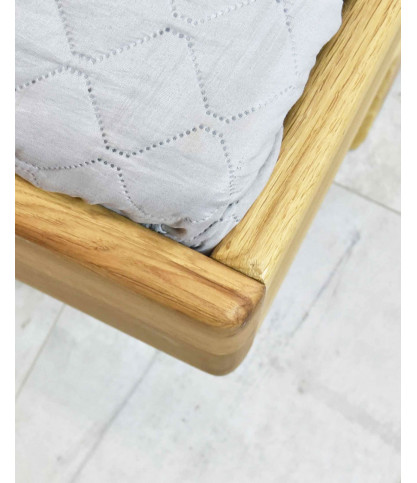 Millésime - Lit robuste en chêne massif