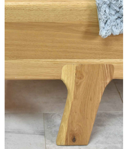 Millésime - Lit robuste en chêne massif