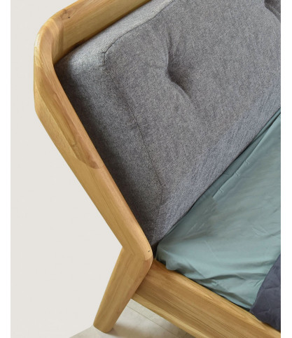 Millésime - Lit robuste en chêne massif