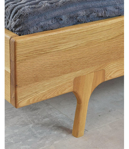 Millésime - Lit robuste en chêne massif