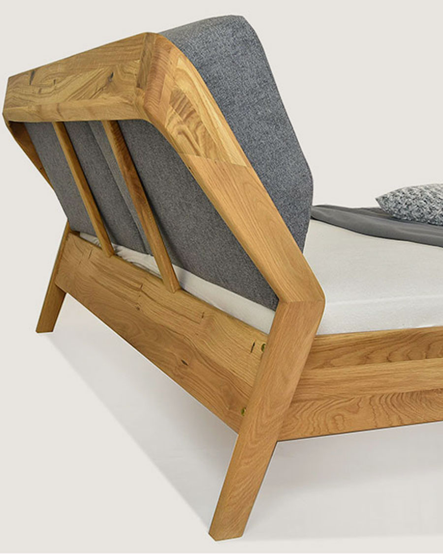 Millésime - Lit robuste en chêne massif