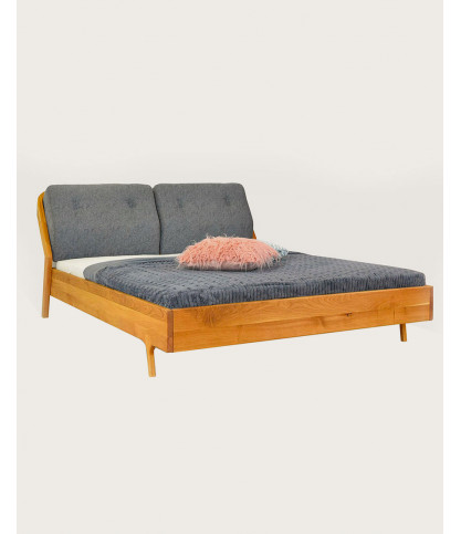 Millésime - Lit robuste en chêne massif