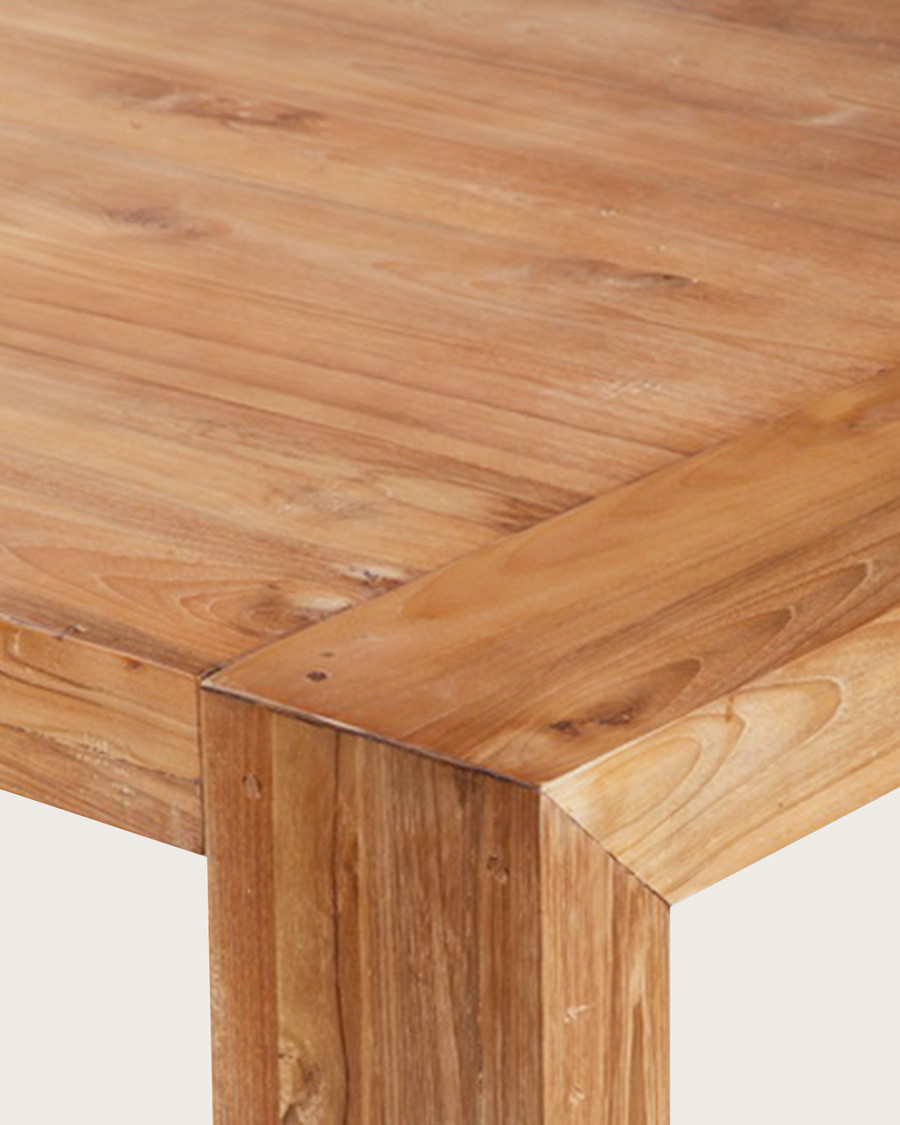Turban - Table repas en teck massif