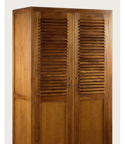 Ariana - Armoire de chambre 2 portes en Mindy massif