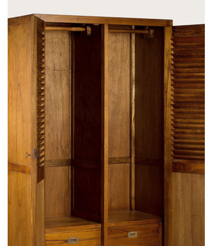 Ariana - Armoire de chambre 2 portes en Mindy massif