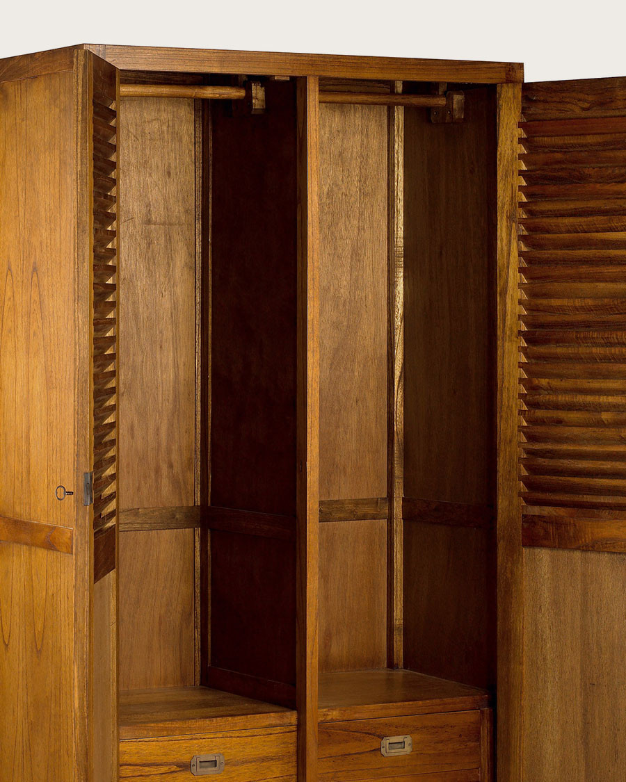 Ariana - Armoire de chambre 2 portes en Mindy massif