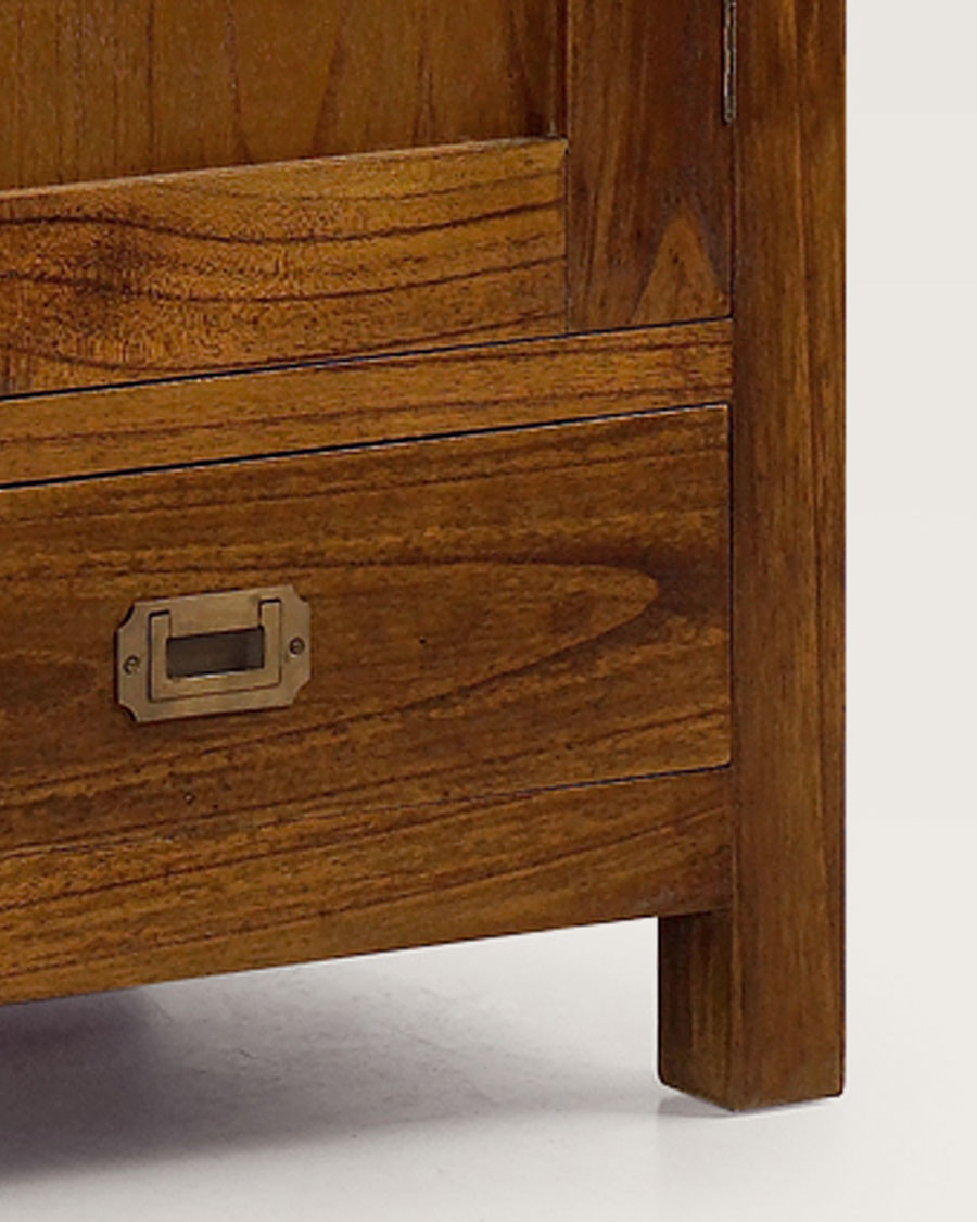 Ariana - Armoire de chambre 2 portes en Mindy massif