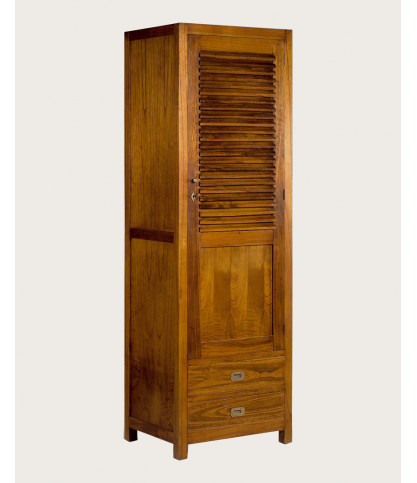 Ariana - Armoire de chambre 1 porte en Mindy massif