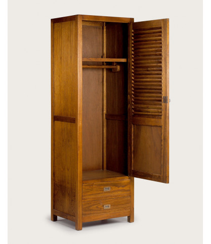 Ariana - Armoire de chambre 1 porte en Mindy massif