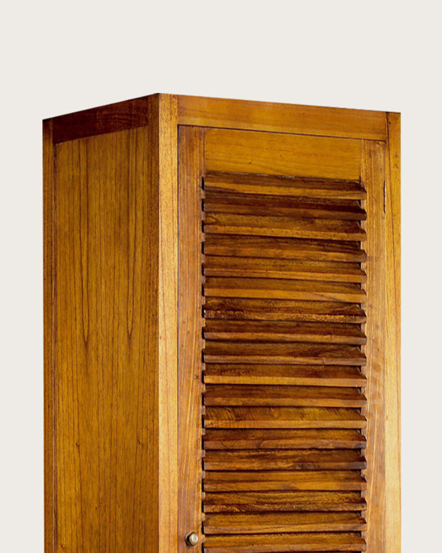 Ariana - Armoire de chambre 1 porte en Mindy massif