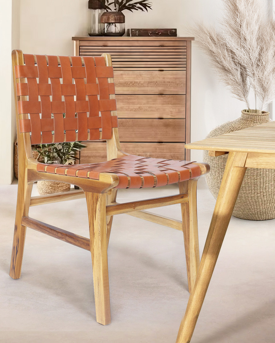 Malawi - Chaise en teck...