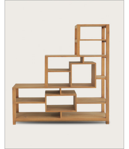 Aiko - Étagères en bois massif de teck