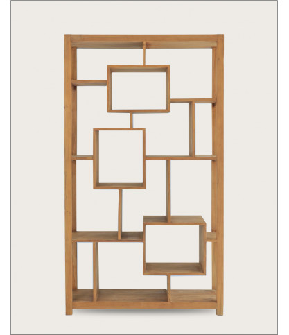 Maze - Étagère en bois massif de teck