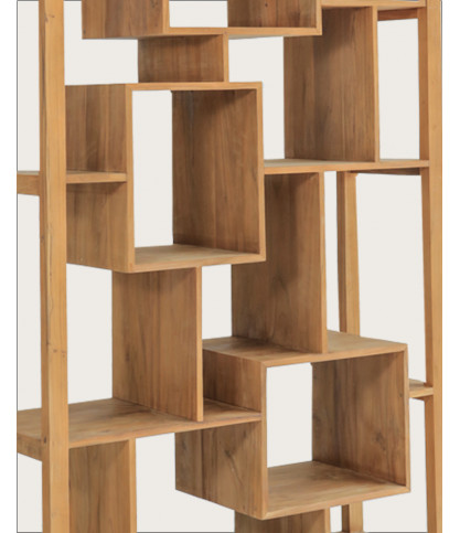 Maze - Étagère en bois massif de teck