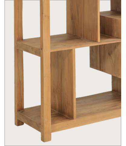Maze - Étagère en bois massif de teck