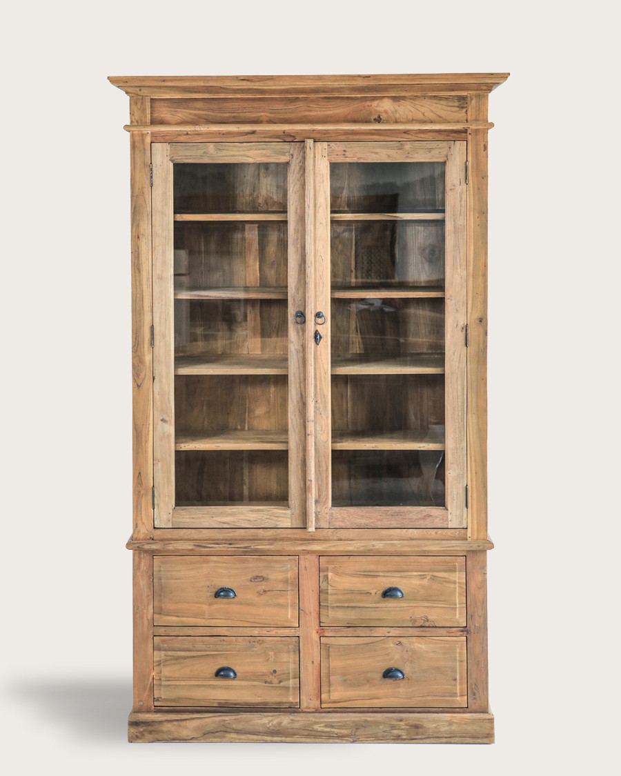 Chika - Bibliothèque en teck massif