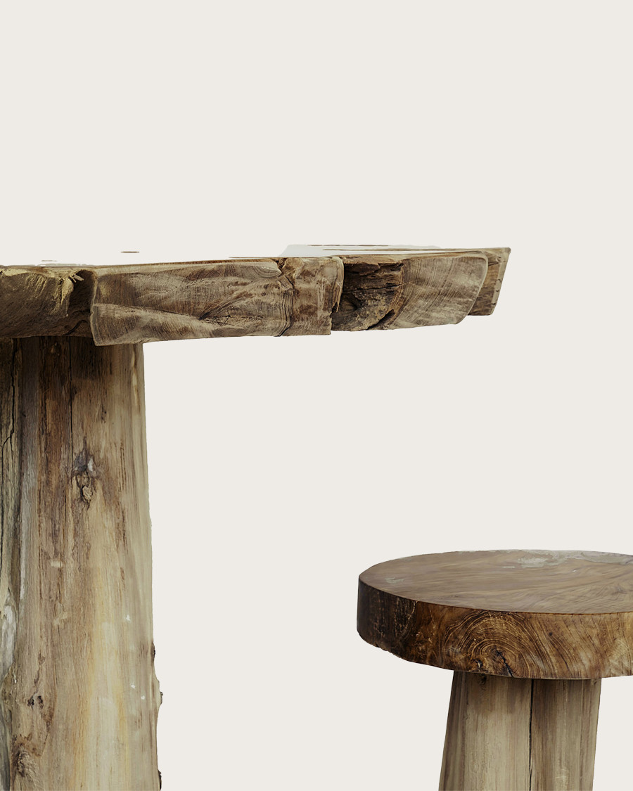 Forest - Table bar en bois massif