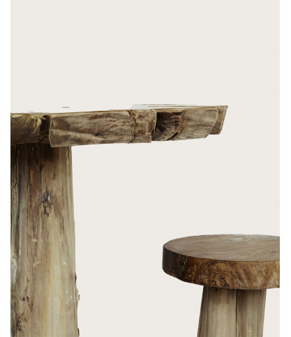 Mia - Tabouret en bois massif
