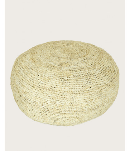 Rina - Pouf en Raffia