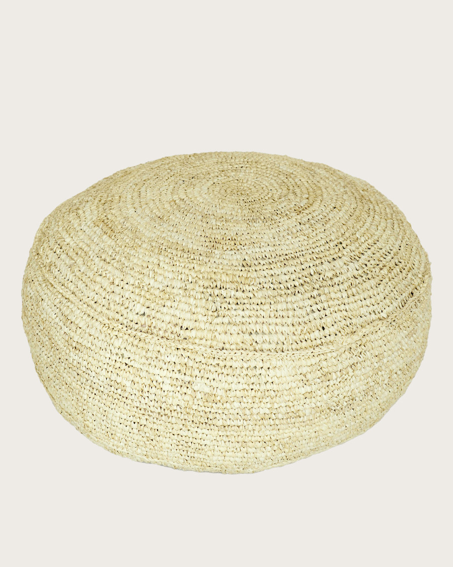 Rina - Pouf en Raffia