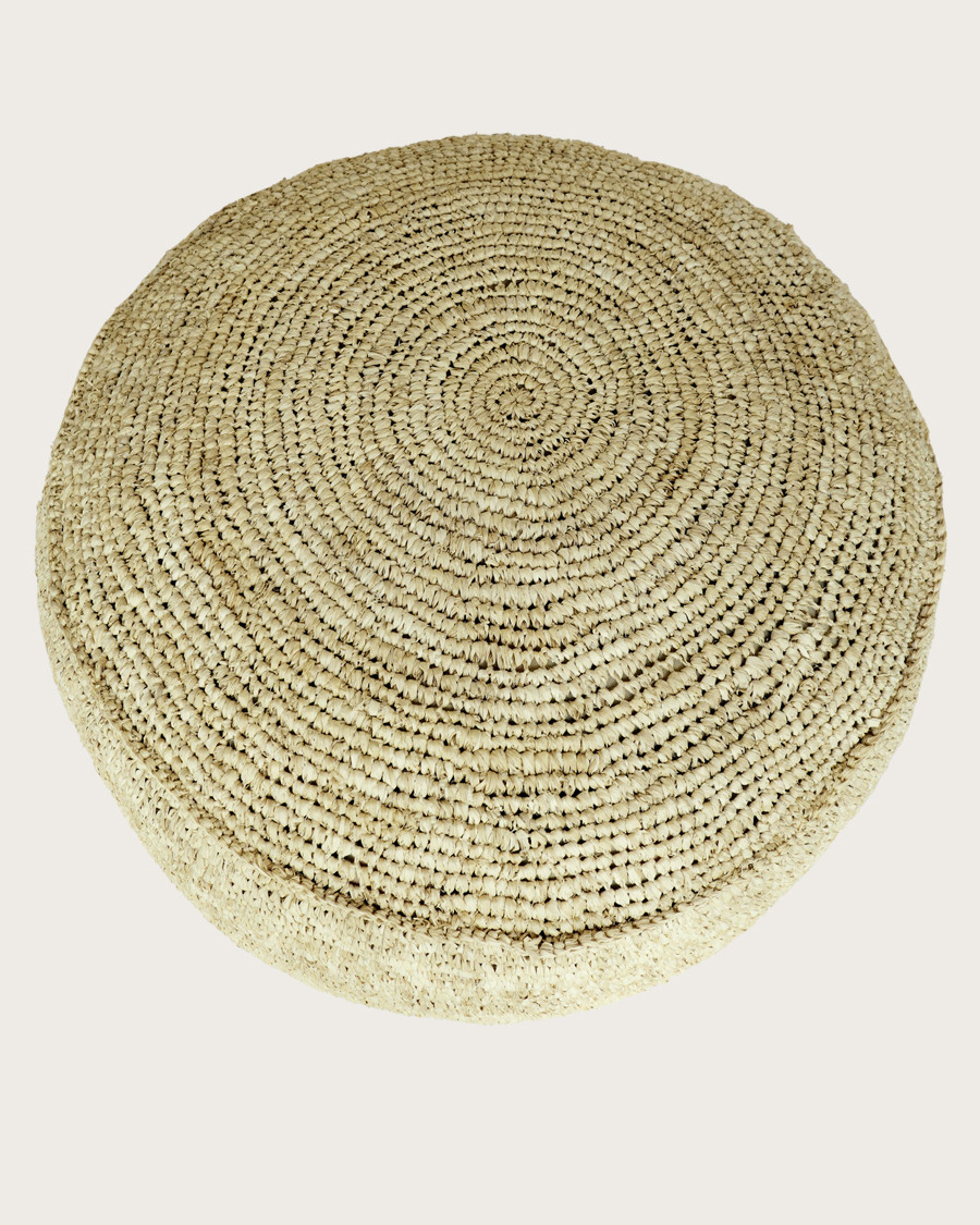 Rina - Pouf en Raffia