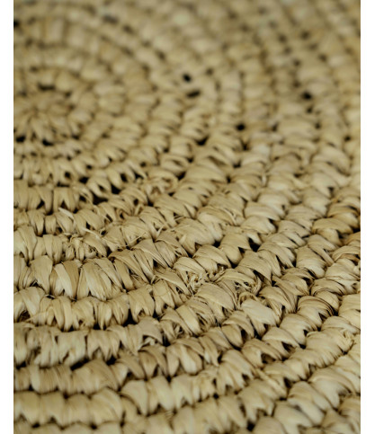 Rina - Pouf en Raffia