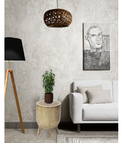 Sora - Side table basse en teck massif