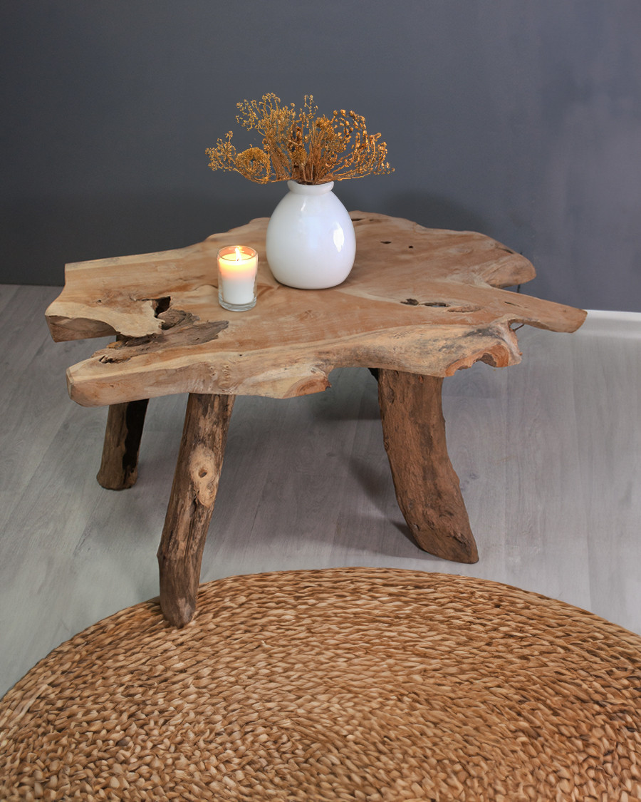 Risa - Table basse en teck...