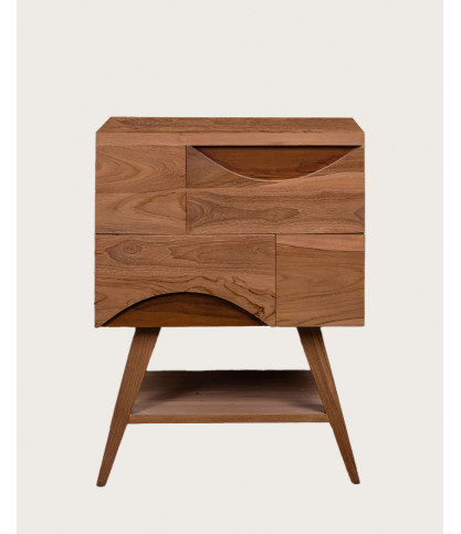 Balinea - Petit meuble de salle de bain en teck massif