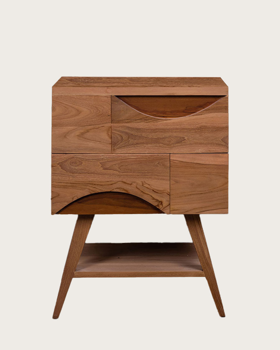 Balinea - Petit meuble de salle de bain en teck massif