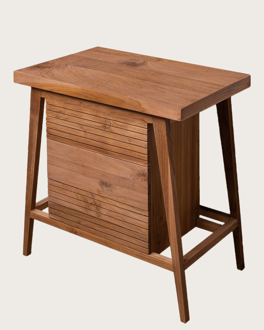 Rio - Petit meuble de salle de bain en teck massif