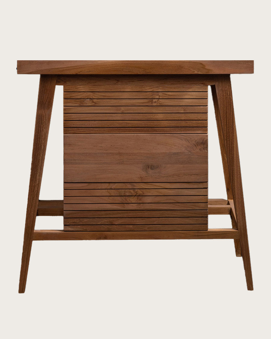 Rio - Petit meuble de salle de bain en teck massif