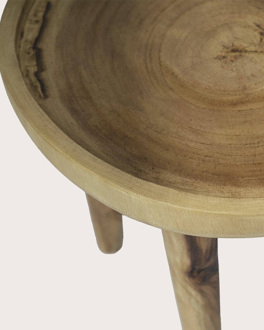 Léothéo - Lot de 2 tables basse en teck massif