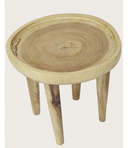 Léothéo - Lot de 2 tables basse en teck massif