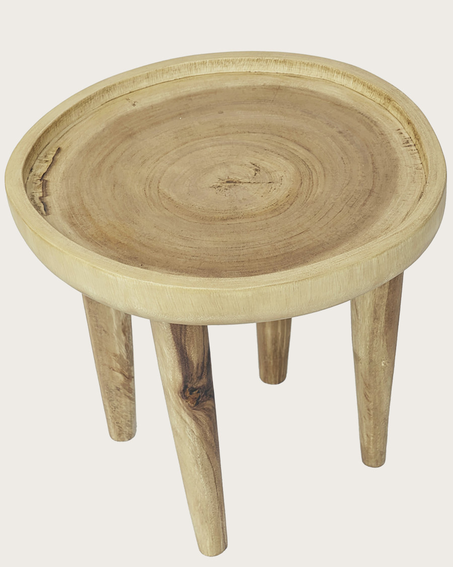 Léothéo - Lot de 2 tables basse en teck massif