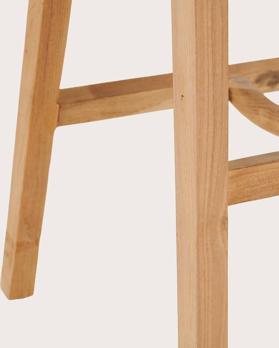 Carisma - Tabouret de bar en teck massif