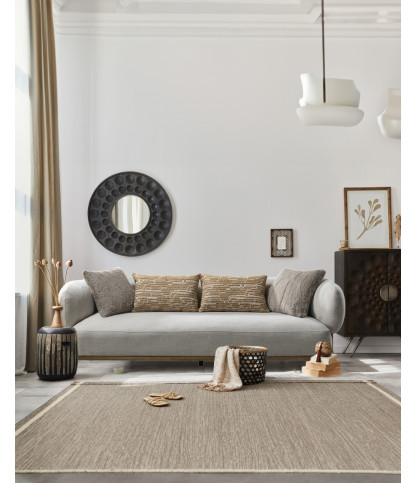 Vigo - Canapé en tissu et bois massif