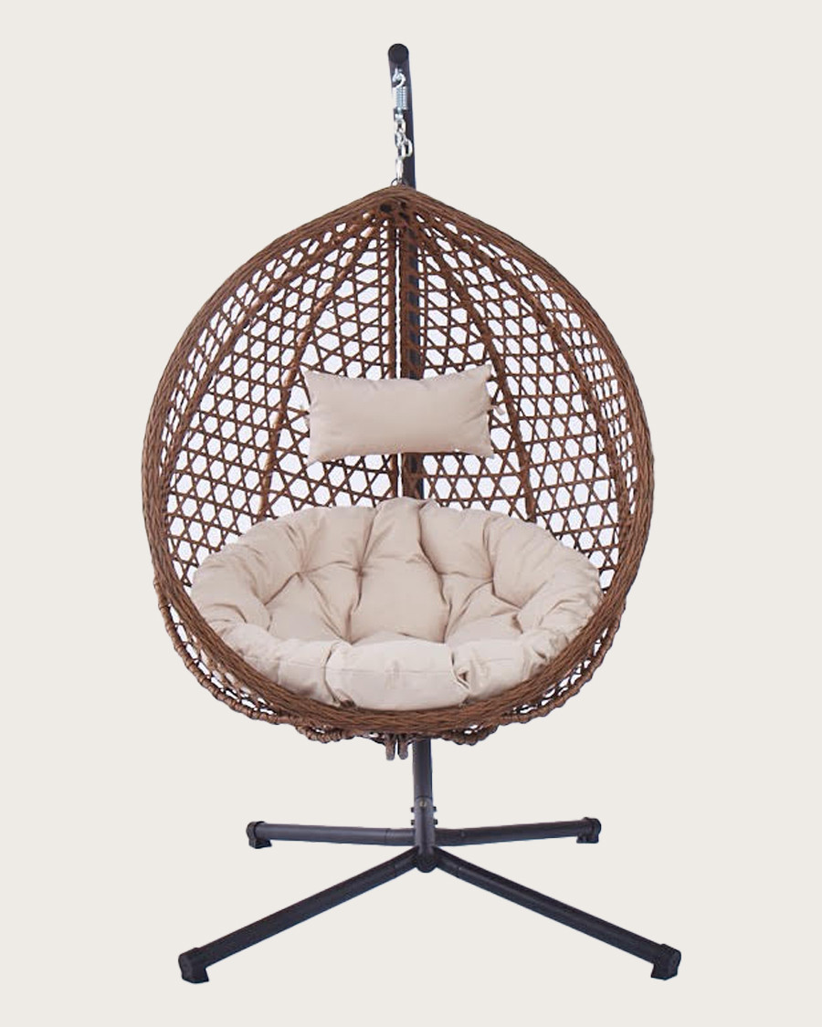 Swing - Fauteuil suspendu en poly rotin