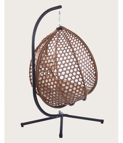 Swing - Fauteuil suspendu en poly rotin