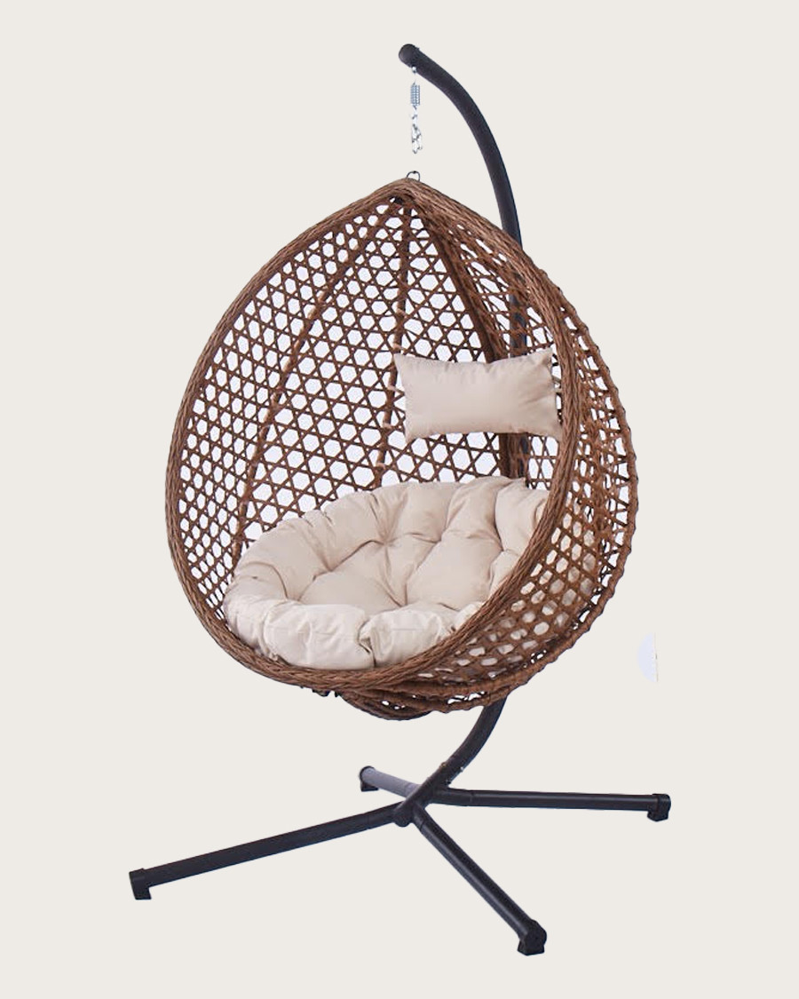 Swing - Fauteuil suspendu en poly rotin