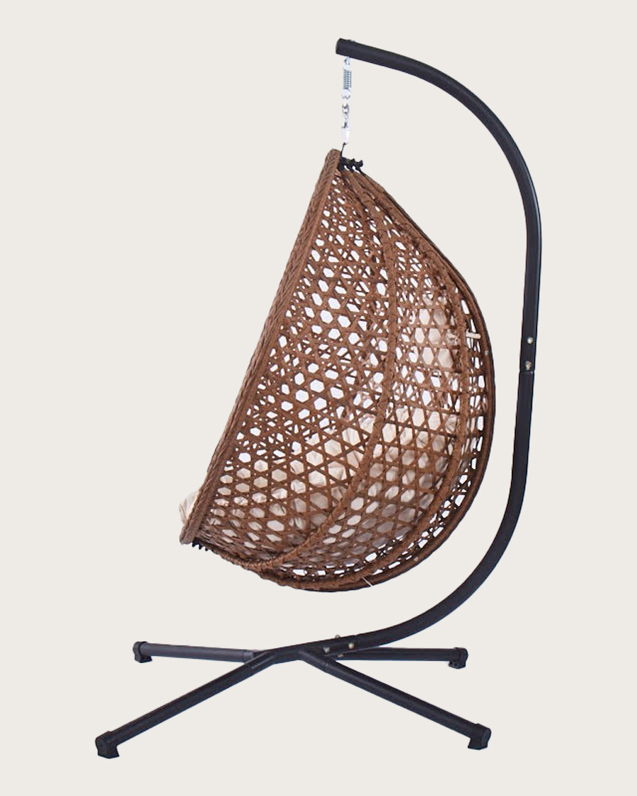 Swing - Fauteuil suspendu en poly rotin