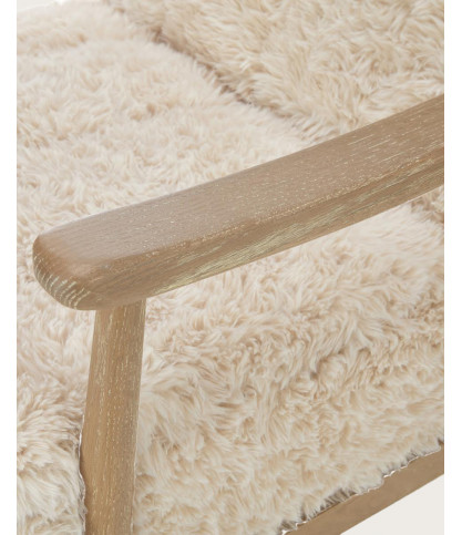 Lina - Fauteuil en bois massif