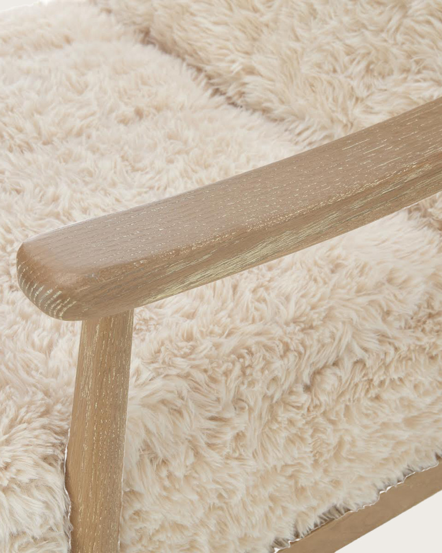 Lina - Fauteuil en bois massif