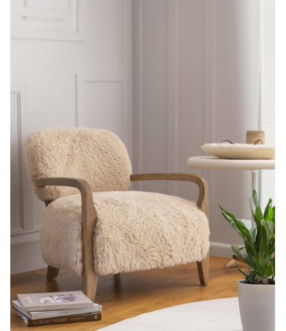 Anna - Fauteuil en bois massif